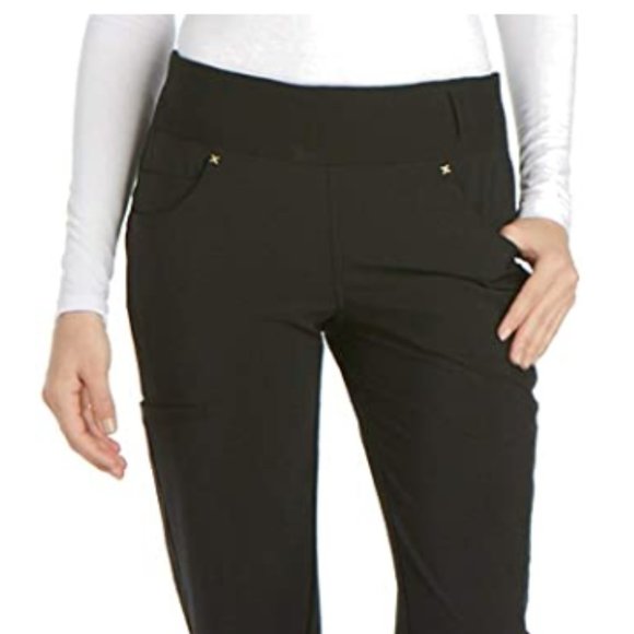 Soho Apparel Mid Rise Straight Leg Pull on Pant Stretch - Picture 5 of 5